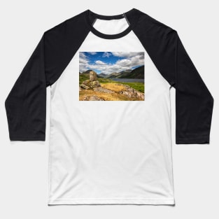 Scafell over Wastwater Baseball T-Shirt